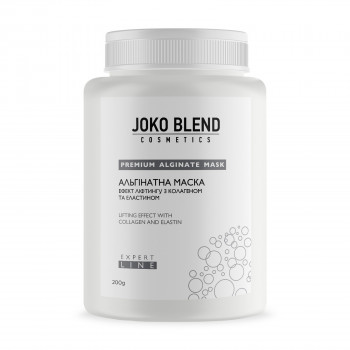 Альгінатна маска Joko Blend Premium Alginate Mask ефект ліфтингу, з колагеном та еластином, 200 г