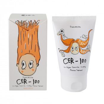 Відновлювальна маска для волосся Elizavecca Hair Care Collagen Ceramide Coating Protein Treatment Cer-100, 100 мл