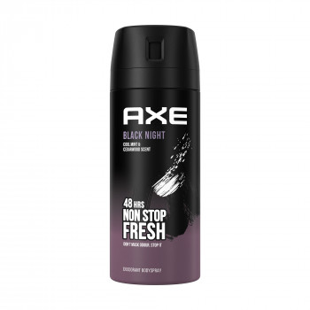 Дезодорант-спрей Axe Black Night 48H Non Stop Fresh чоловічий, 150 мл