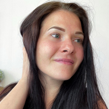 Одразу після перманенту брів