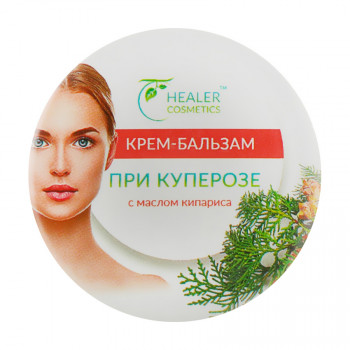 Крем-бальзам для обличчя Healer Cosmetics від куперозу, 10 г
