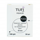 Змінні файли для педикюрного диска Tufi Profi Podo 100 грит, 50 шт (101567)