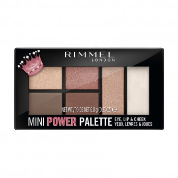 Палетка для макіяжу Rimmel Mini Power Palette, 003 Queen, 6.8 г
