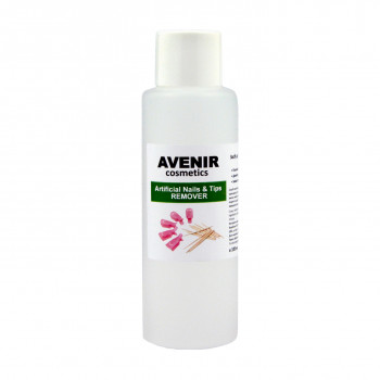 Рідина для зняття акрилу, гелю та штучних нігтів Avenir Cosmetics Artificial Nails & Tips Remover, 100 мл