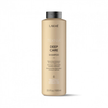 Lakme Восстанавливающий шампунь DEEP CARE SHAMPOO 44711, для поврежденных волос 1000 мл