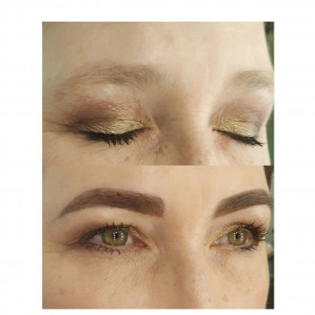 Коррекция и окрашивание бровей
                    Візажист Алеся Дніпро