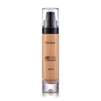 Тональна основа для обличчя Flormar Invisible Cover HD Foundation SPF 30, 090 Golden Neutral, 30 мл