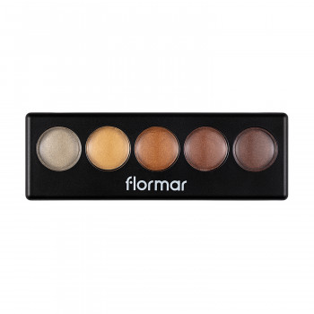 Палетка тіней для повік Flormar Color Palette Eyeshadow 004 Golden Caramel, 9 г