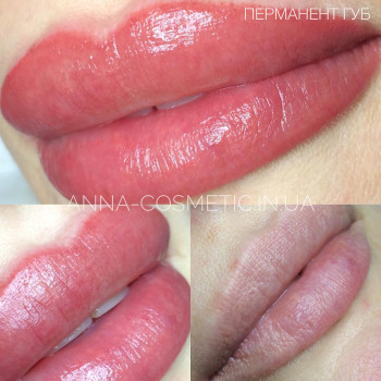 Татуаж губ, фото - Салон красоты Косметологический кабинет Анны Тарновской