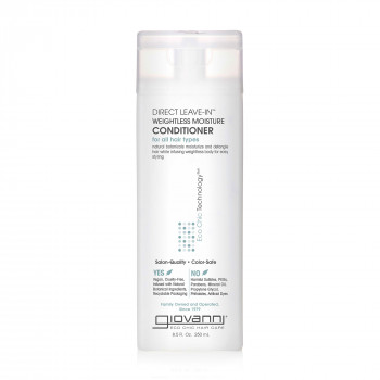 Зволожувальний незмивний кондиціонер Giovanni Eco Chic Technology Weightless Moisture Conditioner для всіх типів волосся, 250 мл