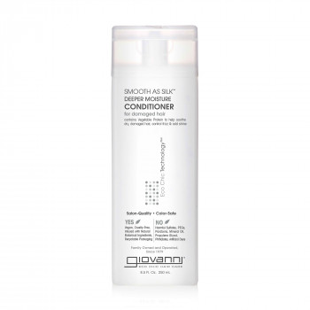 Зволожувальний кондиціонер Giovanni Eco Chic Technology Smooth As Silk Deeper Moisture Conditioner для пошкодженого волосся, 250 мл
