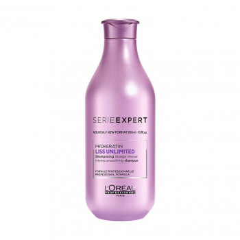 Шампунь L'Oreal Professionnel Serie Expert Liss Unlimited Prokeratin Shampoo для розгладження неслухняного волосся, 300 мл
