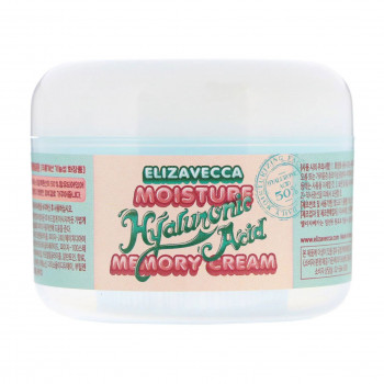 Крем-пудинг для обличчя Elizavecca Moisture Hyaluronic Acid Memory Cream з гіалуроновою кислотою, 100 мл