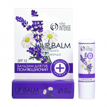 Зволожуючий  бальзам для губ Colour Intense Lip Balm Healthy Therapy 05, Ромашка і лаванда, 5 г