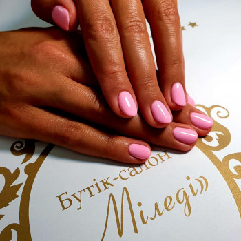 Маникюр с Покрытием лак гель Люксио, фото - Салон красоты Миледи