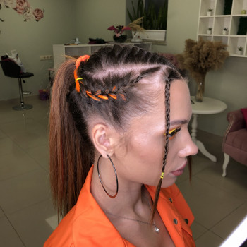 Причёска с элементами плетения
                    Перукар Римма Харків