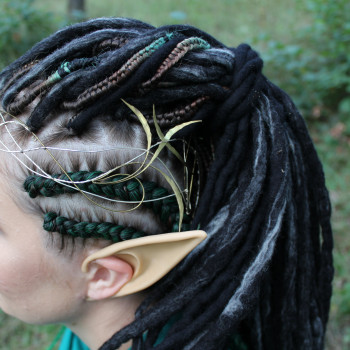 Змішане плетіння:
Де-дреди + Зізі точечно + Брейди
 #дедреди #зізі #брейди, фото - Перукар-стиліст Анна Кабка-Радчук