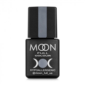 Гель-лак для нігтів Moon Full Color Hypoallergenic Gel Polish 150 світло-сірий з блакитним підтоном, 8 мл