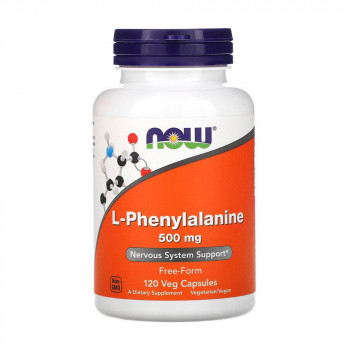 L-фенілаланін NOW foods L-Phenylalanine 500 мг, 120 капсул