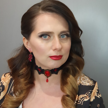 Укладка волос на средние волосы, фото - Визажист Татьяна Ризченко