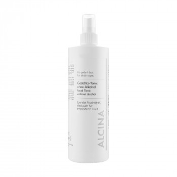 Тонік для обличчя, без спирту Alcina Facial Tonic Without Alcohol для всіх типів шкіри, 500 мл