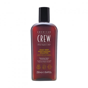 Чоловічий шампунь для глибокого зволоження American Crew Daily Deep Moisturizing Shampoo для нормального та сухого волосся, 250 мл