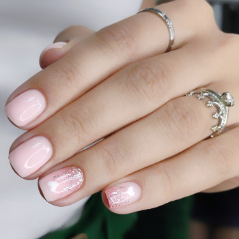 Комбинированный маникюр. Покрытие гель-лак. Дизайн. Роспись
 