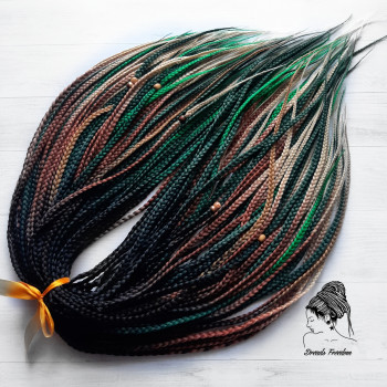 Плетение волос брейды косички, фото - Салон красоты Dreads Freedom