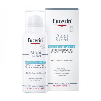 Спрей проти свербіння Eucerin AtopiControl Anti-Itching Spray 60 Sec & Up To 6H, 50 мл