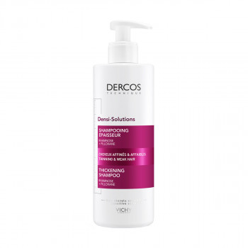 Шампунь Vichy Dercos Densi-Solutions Thickening Shampoo для відновлення густоти та об'єму тонкого та ослабленого волосся, 400 мл