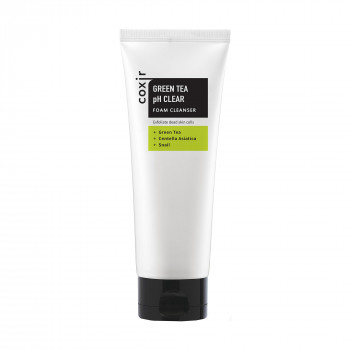 Пінка для вмивання Coxir Green Tea pH Clear Foam Cleanser, 150 мл