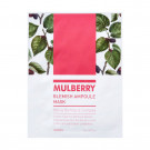 Ампульна тканинна маска для обличчя A'pieu Mulberry Blemish Ampoule Mask з екстрактом шовковиці, 23 г