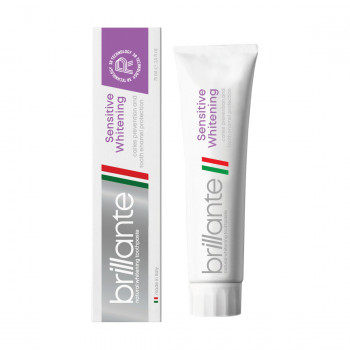 Зубна паста Brillante Sensitive Whitening Toothpaste Профілактика карієсу, 75 мл