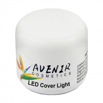 Гель для нарощування нігтів Avenir Cosmetics LED Cover Light, 15 мл