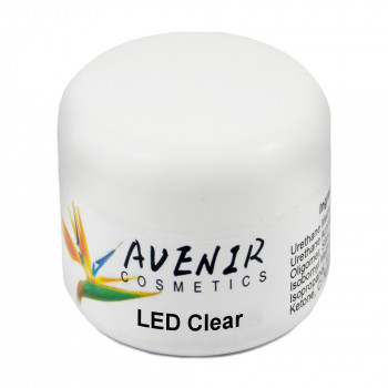 Гель для нарощування нігтів Avenir Cosmetics LED Clear, 30 мл