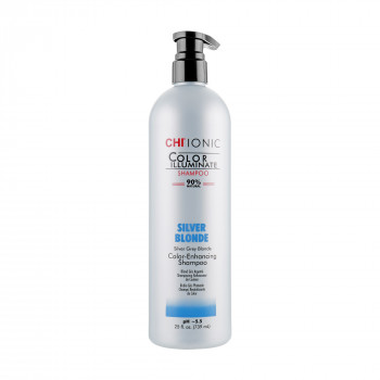Відтінковий шампунь для волосся CHI Ionic Color Illuminate Shampoo Silver Blonde, 739 мл