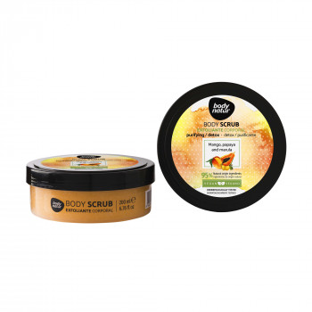 Скраб для тіла Body Natur Mango, Papaya and Marula Body Scrub Манго, папая та марула, 200 мл