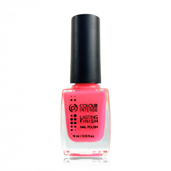 Лак для нігтів Colour Intense Lasting Finish Nail Polish неоновий 02 Pink Neon, 10 мл