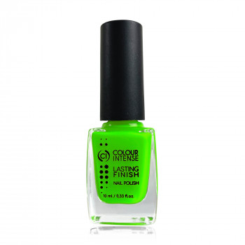 Лак для нігтів Colour Intense Lasting Finish Nail Polish неоновий 05 Green Neon, 10 мл