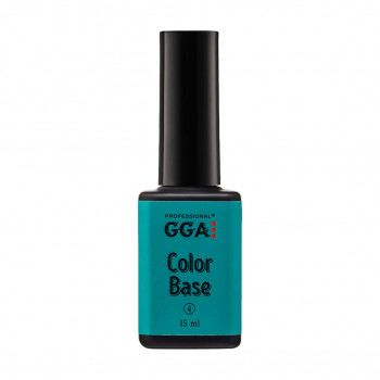 Кольорова база для гель-лаку GGA Professional Color Base 4, 15 мл