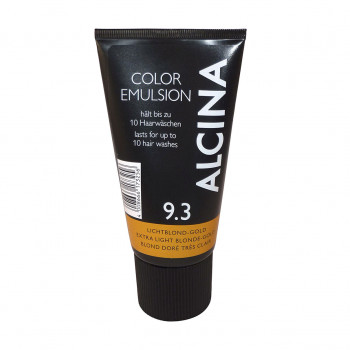Відтінкова емульсія для волосся Alcina Color Emulsion 9.3 Extra Light Blonde Gold, 150 мл