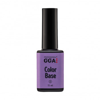 Кольорова база для гель-лаку GGA Professional Color Base 6, 15 мл
