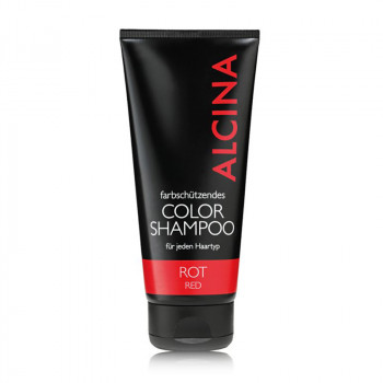 Відтінковий шампунь для волосся Alcina Hair Care Color Shampoo з доглядовим комплексом, Red, 200 мл