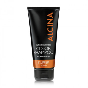 Відтінковий шампунь для волосся Alcina Hair Care Color Shampoo з доглядовим комплексом, Copper, 200 мл