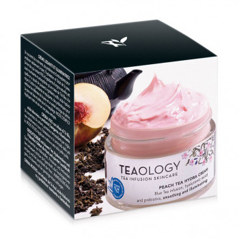 Зволожувальний крем для обличчя Teaology Blue Tea Peach Tea Hydra Cream з персиковим чаєм, 50 мл