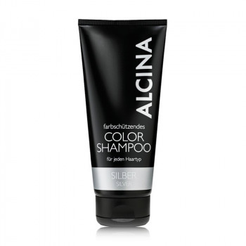 Відтінковий шампунь для волосся Alcina Hair Care Color Shampoo з доглядовим комплексом, Silver, 200 мл