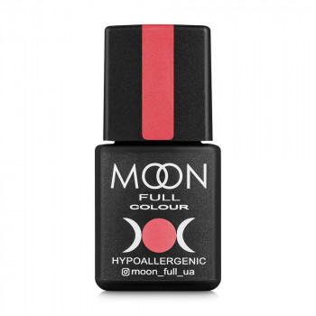 Гель-лак для нігтів Moon Full Color Hypoallergenic Gel Polish 114 лососево-рожевий, 8 мл
