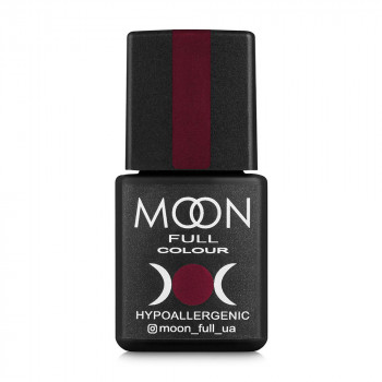 Гель-лак для нігтів Moon Full Color Hypoallergenic Gel Polish 144 кармінний, 8 мл