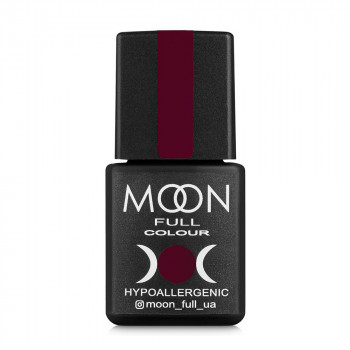 Гель-лак для нігтів Moon Full Color Hypoallergenic Gel Polish 142 бургундський, 8 мл