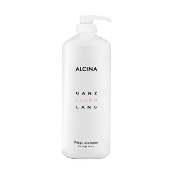 Шампунь-догляд Alcina Ganz Schon Lang Pflege-Shampoo для довгого волосся, 1.25 л